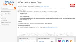 Sell Your Images to Graphics Factory.com