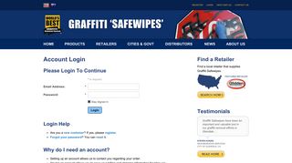 Login ‹ Graffiti Safewipes