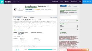 Gratiot Community Credit Union Reviews - WalletHub