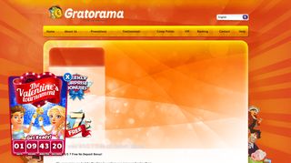 Gratorama - Collect your €/£/$ 7 Free No Deposit Bonus!