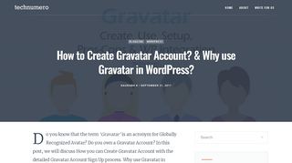 How to Create Gravatar Account? Why use Gravatar in WordPress?