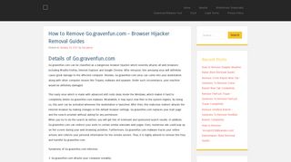 How to Remove Go.gravenfun.com – Browser Hijacker Removal Guides