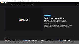 Watch and learn: Moe Norman swing analysis | Golf Channel