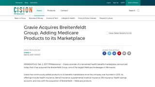 Gravie Acquires Breitenfeldt Group, Adding Medicare Products to its ...