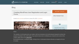 Creating WordPress User Registration and Login Forms | Gravity Forms
