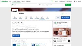 Graybar Employee Benefits and Perks | Glassdoor.ie