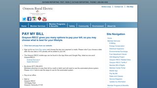 Pay My Bill | Grayson Rural Electric Cooperative Corporation