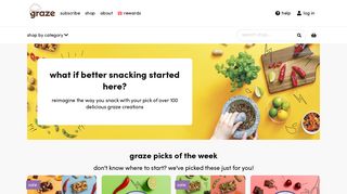 Create New Customer Account | graze | shop UK