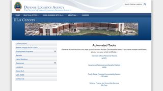Automated Tools - Defense Logistics Agency