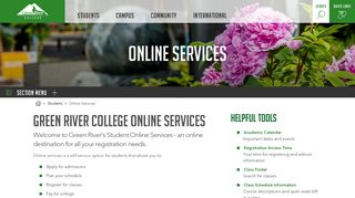Online Services - Green River College