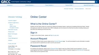 Online Center | Grand Rapids Community College