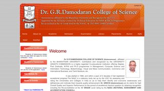 Dr. GR Damodaran College of Science, Coimbatore ... - GRD Institutions