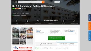 Dr. G R Damodaran College O.. - Justdial