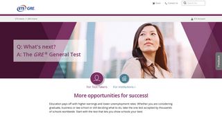 The GRE Tests - ETS.org