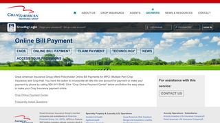 Online Bill Payment - Great American Crop Insurance