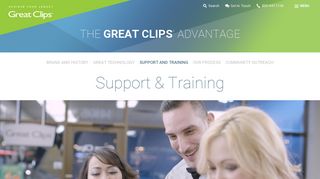 Support System & Training - Great Clips Franchise