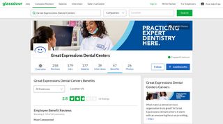 Great Expressions Dental Centers Employee Benefits and Perks ...