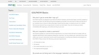 FAQs - GolfNow Memberships