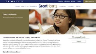 Open Enrollment FAQs : Great Hearts Academies