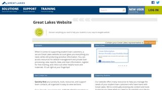 Great Lakes Website - The Link - Login