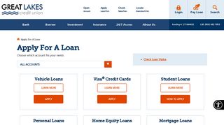 Apply For A Loan | Great Lakes Credit Union
