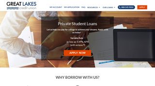 Great Lakes Credit Union - Private Student Loans - LendKey