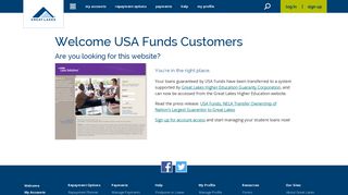 Welcome USA Funds Customers - Great Lakes