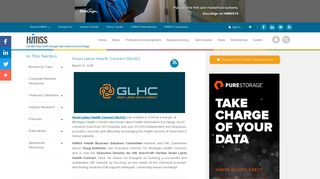 Great Lakes Health Connect (GLHC) | HIMSS