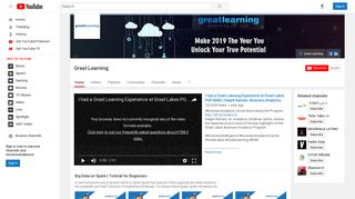 Great Learning - YouTube