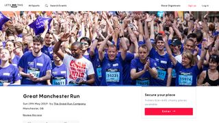Great Manchester Run 2019 — Sun 19 May — Book Now at Let's Do ...