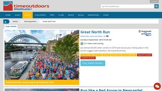 Great North Run 2019 charity places | timeoutdoors