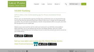 Mobile Banking › Great Plains FCU