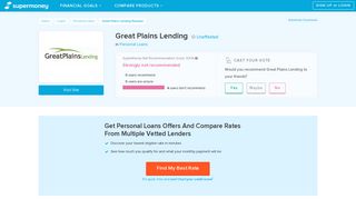 Great Plains Lending Reviews - Personal Loans - SuperMoney