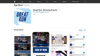 Great Run: Running Events on the App Store - iTunes - Apple