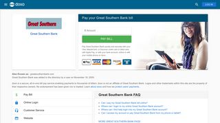 Great Southern Bank: Login, Bill Pay, Customer Service and Care ...