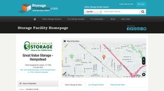 Great Value Storage - Hempstead | StorageTreasures.com