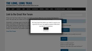 Link to the Great War Forum – The Long, Long Trail