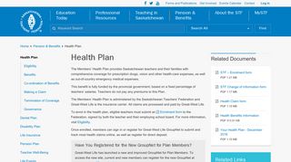 Health Plan | Saskatchewan Teachers' Federation
