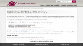 Public Service Dental Care Plan Overview