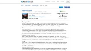 Great Wolf Lodge - Hotel WiFi Test
