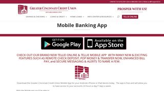 Mobile Banking App | Greater Cincinnati Credit Union