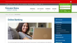 Online Banking - Greater Iowa Credit Union