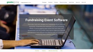 Fundraising Event Software – Greater Giving Event Software