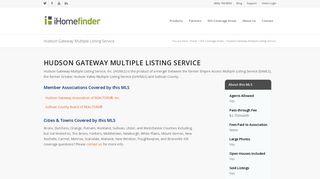 IDX for Hudson Gateway Multiple Listing Service | iHomefinder