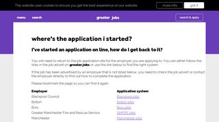 find my application | greater jobs