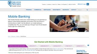 Mobile Banking - Greater Nevada Credit Union