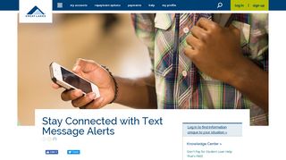 Stay Connected with Text Message Alerts - The Link - Login