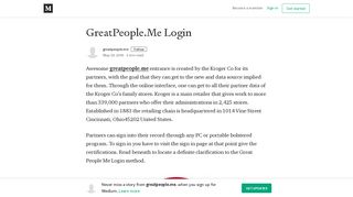 GreatPeople.Me Login – greatpeople.me – Medium