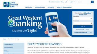 Great Western ebanking | Great Western Bank