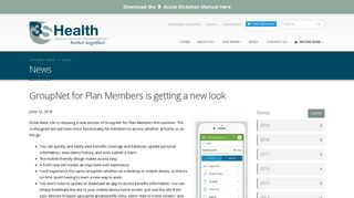 GroupNet for Plan Members is getting a new look - 3sHealth